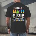 On The Nice List Christmas Math Teacher Women Men Men's Back Print T-Shirt, gift for family, gift for coworker On The Nice List Christmas Math Teacher Women Men Men's Back Print T-Shirt, gift for family, gift for coworker