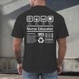 Nurse Educator Shirt Men Women Nursing Instructor Teacher Men's Back Print T-Shirt, gift for family, gift for coworker