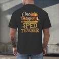 One Thankful Sped Teacher Cute Thanksgiving Women Men's Back Print T-Shirt, gift for family, gift for coworker One Thankful Sped Teacher Cute Thanksgiving Women Men's Back Print T-Shirt, gift for family, gift for coworker