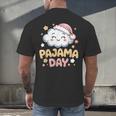 Pajama Day School Spirit Week Fun Cloud Teacher Men's Back Print T-Shirt, gift for family, gift for coworker