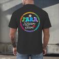 PARA Dream Team Teacher Paraprofessional Paraeducator Men's Back Print T-Shirt, gift for family, gift for coworker