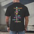 Paraprofessional Teacher Para Sped Ed Parapro Men's Back Print T-Shirt, gift for family, gift for coworker