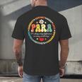 Paras Make It Possible Paraprofessional Teacher Assistant Men's Back Print T-Shirt, gift for family, gift for coworker