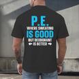 PE Teacher Art For Men Women Gym Teacher Appreciation Men's Back Print T-Shirt, gift for family, gift for coworker PE Teacher Art For Men Women Gym Teacher Appreciation Men's Back Print T-Shirt, gift for family, gift for coworker