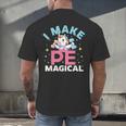 PE Teacher Unicorn I Make PE Magical Men's Back Print T-Shirt, gift for family, gift for coworker PE Teacher Unicorn I Make PE Magical Men's Back Print T-Shirt, gift for family, gift for coworker