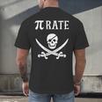 Pi Day Pi Rate Pirate For Teachers Men's Back Print T-Shirt, gift for family, gift for coworker