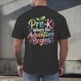 Pre-K Where The Adventure Begins Preschool Teachers Students Men's Back Print T-Shirt, gift for family, gift for coworker Pre-K Where The Adventure Begins Preschool Teachers Students Men's Back Print T-Shirt, gift for family, gift for coworker