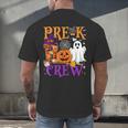 Pre-K Boo Crew Teacher Student Halloween Costume Men's Back Print T-Shirt, gift for family, gift for coworker