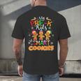 My Pre-K Kids Are Smart Cookies Christmas Teacher Men's Back Print T-Shirt, gift for family, gift for coworker