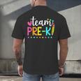 Pre-k Team Pencil Teacher Student Back To School Girls Men's Back Print T-Shirt, gift for family, gift for coworker Pre-k Team Pencil Teacher Student Back To School Girls Men's Back Print T-Shirt, gift for family, gift for coworker