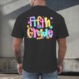 Preppy Fifth Grade Back To School 5th Grade Teacher Girl Boy Men's Back Print T-Shirt, gift for family, gift for coworker