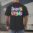 Preppy Seventh Grade Back To School 7th Grade Teachers Girls Men's Back Print T-Shirt, gift for family, gift for coworker