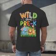 Preschool Teacher Kids Back To School Wild About Pre-K Men's Back Print T-Shirt, gift for family, gift for coworker