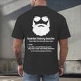 Professor Ancient Teaching Education Bearded History Teacher Men's Back Print T-Shirt, gift for family, gift for coworker