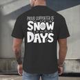 Proud Supporter Of Snow Days Teacher Christmas Men Women Men's Back Print T-Shirt, gift for family, gift for coworker