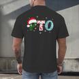 PTO Santa Hat Reindeer Parent Teacher Organization Christmas Men's Back Print T-Shirt, gift for family, gift for coworker PTO Santa Hat Reindeer Parent Teacher Organization Christmas Men's Back Print T-Shirt, gift for family, gift for coworker