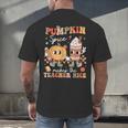 Pumpkin Spice Makes Teacher Nice Retro Fall Spooky Season Men's Back Print T-Shirt, gift for family, gift for coworker Pumpkin Spice Makes Teacher Nice Retro Fall Spooky Season Men's Back Print T-Shirt, gift for family, gift for coworker