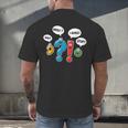 Punctuation Marks Wait What I Agree Stop English Teacher Men's Back Print T-Shirt, gift for family, gift for coworker