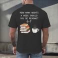 Reading 67 Six Seven Meme English Teacher Book Lover Men's Back Print T-Shirt, gift for family, gift for coworker