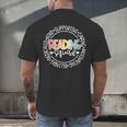 Reading Squad Teacher Reader Librarian Interventionist Team Men's Back Print T-Shirt, gift for family, gift for coworker