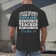 Resource Teacher Tshirt Men Women Men's Back Print T-Shirt, gift for family, gift for coworker Resource Teacher Tshirt Men Women Men's Back Print T-Shirt, gift for family, gift for coworker