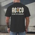 Retro Abcd Teacher Novelty Back To School Teacher Men's Back Print T-Shirt, gift for family, gift for coworker