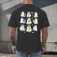 Retro Halloween Science Teacher Ghost Laboratory Teacher Men's Back Print T-Shirt, gift for family, gift for coworker Retro Halloween Science Teacher Ghost Laboratory Teacher Men's Back Print T-Shirt, gift for family, gift for coworker