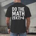 Retro Do The Math Teacher For Men Women Kid Boy Girl Men's Back Print T-Shirt, gift for family, gift for coworker