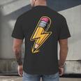 Retro Pencil Pencil Back To School Teacher Student Men's Back Print T-Shirt, gift for family, gift for coworker Retro Pencil Pencil Back To School Teacher Student Men's Back Print T-Shirt, gift for family, gift for coworker