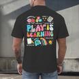 Retro Play Is Learning Kindergarten Teacher Team Women Men's Back Print T-Shirt, gift for family, gift for coworker Retro Play Is Learning Kindergarten Teacher Team Women Men's Back Print T-Shirt, gift for family, gift for coworker