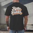 Retro Sunset Fifth Grade Teacher & Student Back To School Men's Back Print T-Shirt, gift for family, gift for coworker Retro Sunset Fifth Grade Teacher & Student Back To School Men's Back Print T-Shirt, gift for family, gift for coworker
