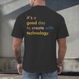 Retro Technology Teacher Shirt Tech Teacher Men's Back Print T-Shirt, gift for family, gift for coworker