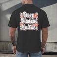 Retro Vintage Every Student Matters Teacher Paraprofessional Men's Back Print T-Shirt, gift for family, gift for coworker