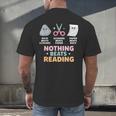 Rock Paper Scissors Teacher Librarian Nothing Beats Reading Men's Back Print T-Shirt, gift for family, gift for coworker Rock Paper Scissors Teacher Librarian Nothing Beats Reading Men's Back Print T-Shirt, gift for family, gift for coworker