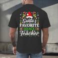 Santa's Favorite Dance Teacher Shirt Christmas Pajama Men's Back Print T-Shirt, gift for family, gift for coworker Santa's Favorite Dance Teacher Shirt Christmas Pajama Men's Back Print T-Shirt, gift for family, gift for coworker