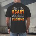 This Is My Scary Math Teacher Costume Halloween Men's Back Print T-Shirt, gift for family, gift for coworker This Is My Scary Math Teacher Costume Halloween Men's Back Print T-Shirt, gift for family, gift for coworker