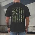 Science Teacher Camo American Flag Back To School Men's Back Print T-Shirt, gift for family, gift for coworker Science Teacher Camo American Flag Back To School Men's Back Print T-Shirt, gift for family, gift for coworker