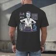 Science Teacher Halloween Skeleton Scientist Chemistry Men's Back Print T-Shirt, gift for family, gift for coworker Science Teacher Halloween Skeleton Scientist Chemistry Men's Back Print T-Shirt, gift for family, gift for coworker