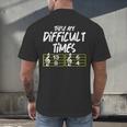 These Are Times Difficult Music Teacher Band Men Women Men's Back Print T-Shirt, gift for family, gift for coworker