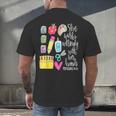 She Works Willingly With Her Hands Proverbs Daycare Teacher Men Women Men's Back Print T-Shirt, gift for family, gift for coworker