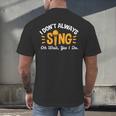 Singer Musician Music Musical Teacher Singing Men's Back Print T-Shirt, gift for family, gift for coworker