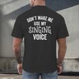 Singing Voice Singer Choir Chorus Music Teacher For Men Women Girls Kids Men's Back Print T-Shirt, gift for family, gift for coworker