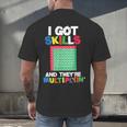 I Got Skills They'Re Multiplying Shirt Math Teacher Men's Back Print T-Shirt, gift for family, gift for coworker
