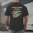 Social Studies Is Relevant History Teacher History Buff Men's Back Print T-Shirt, gift for family, gift for coworker Social Studies Is Relevant History Teacher History Buff Men's Back Print T-Shirt, gift for family, gift for coworker