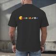 Solar System Teacher Video Games Sun Eating Planets Men's Back Print T-Shirt, gift for family, gift for coworker Solar System Teacher Video Games Sun Eating Planets Men's Back Print T-Shirt, gift for family, gift for coworker