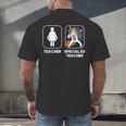 Special Ed Teacher Dabbing Unicorn Teacher Women Men's Back Print T-Shirt, gift for family, gift for coworker Special Ed Teacher Dabbing Unicorn Teacher Women Men's Back Print T-Shirt, gift for family, gift for coworker