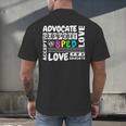 Special Education Advocate Love Support SPED Teacher Men's Back Print T-Shirt, gift for family, gift for coworker Special Education Advocate Love Support SPED Teacher Men's Back Print T-Shirt, gift for family, gift for coworker