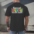 Special Education Dream Team Back To School SPED Teacher Men's Back Print T-Shirt, gift for family, gift for coworker