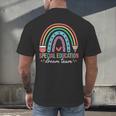 Special Education Dream Team Rainbow SPED Teacher Autism Men's Back Print T-Shirt, gift for family, gift for coworker Special Education Dream Team Rainbow SPED Teacher Autism Men's Back Print T-Shirt, gift for family, gift for coworker