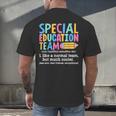 Special Education Team Definition Retro Ed Team Crew Teacher Men's Back Print T-Shirt, gift for family, gift for coworker Special Education Team Definition Retro Ed Team Crew Teacher Men's Back Print T-Shirt, gift for family, gift for coworker